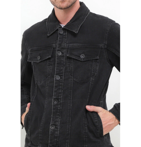 Multi Garmenjaya Cardinal Jaket Jeans Pria C0570J01A