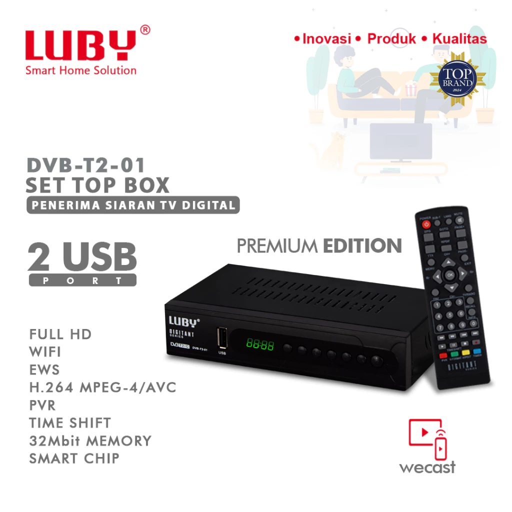 Luby Set Top Box Digitant Series DVB-T2-01