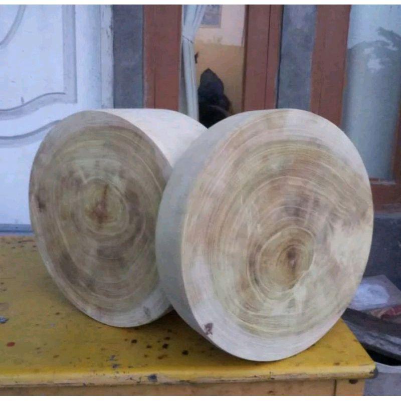  Talenan Kayu Asem Diameter 30 cm
