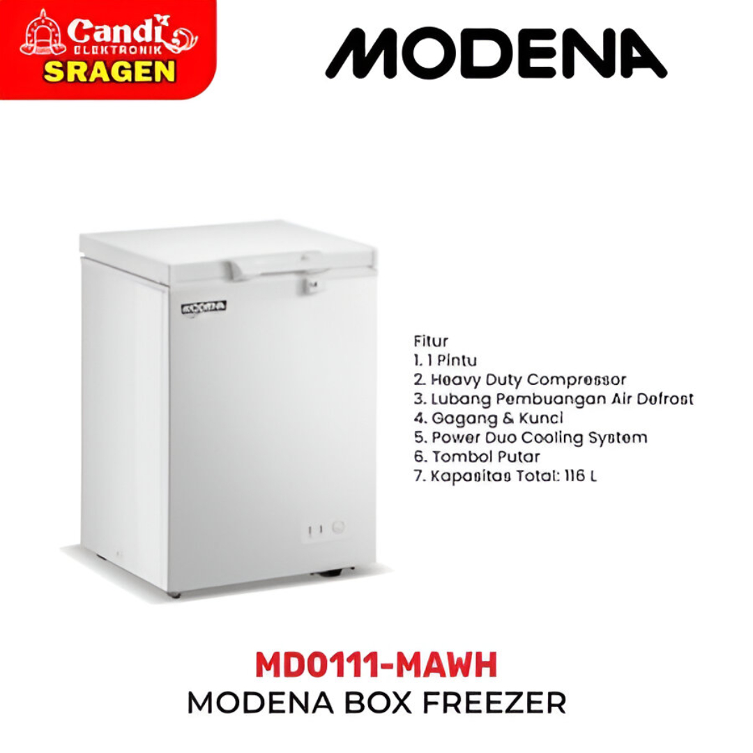 Modena Group MODENA Chest Box Freezer  MD0111-MAWH 