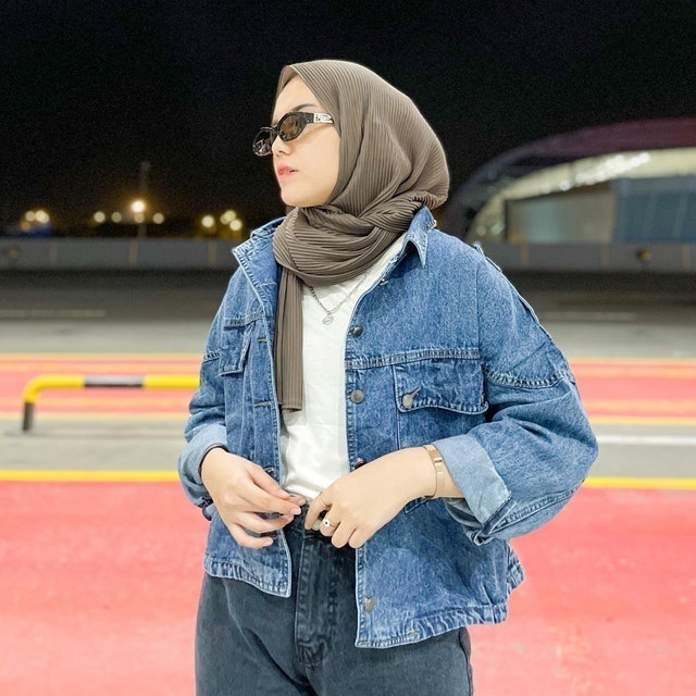 Oversize 2024 jaket jeans