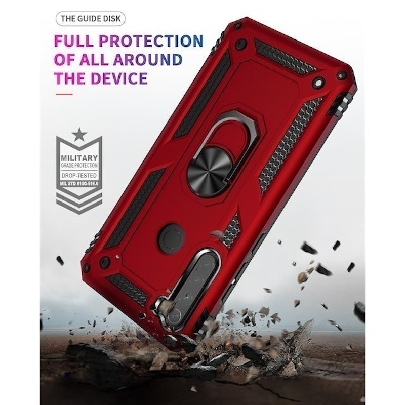 Xiaomi Redmi Note 8 Hardcase Ring Armor Kisckstand Hybrid 3