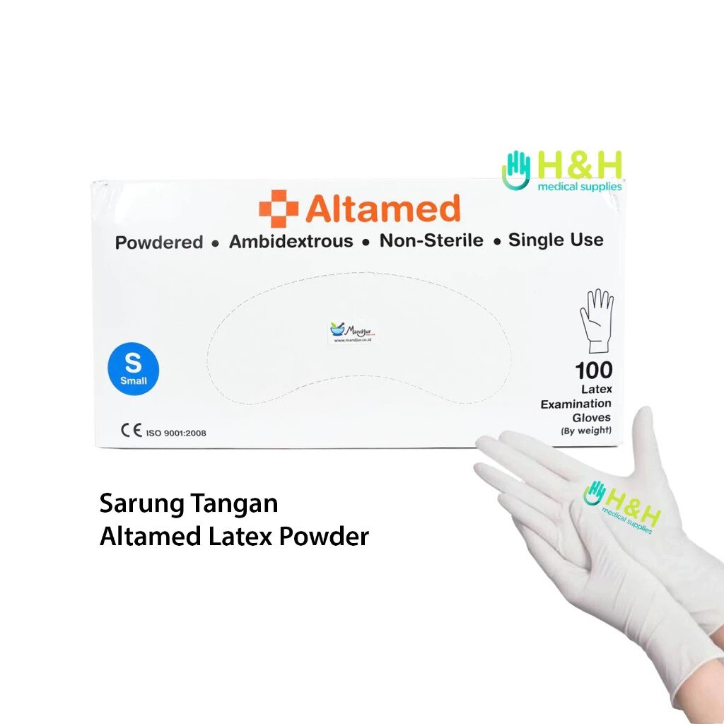 Top Glove  Altamed Latex Examination Gloves 