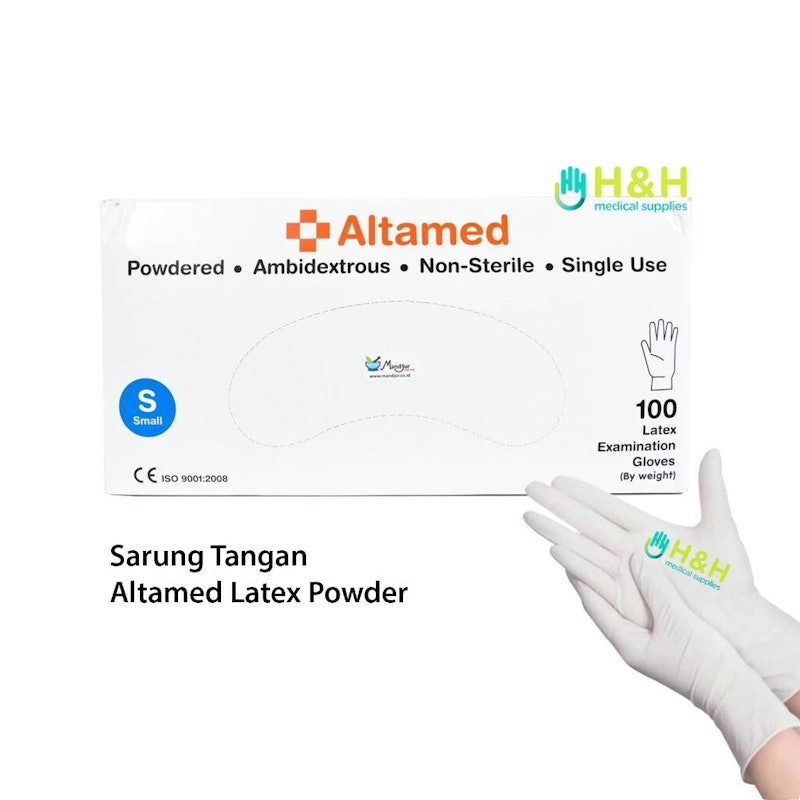 Altamed Latex Examination Gloves 2