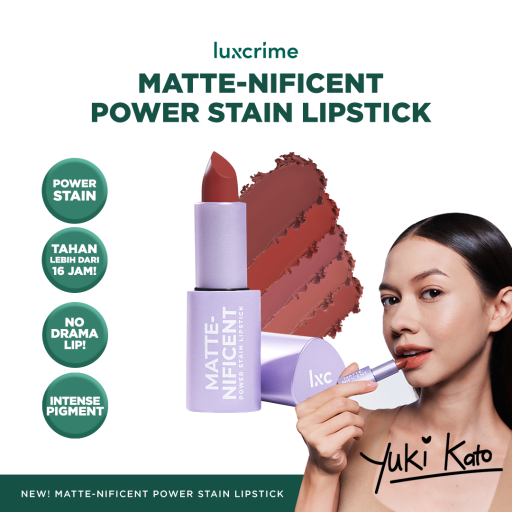 Luxcrime Matte-nificent Power Stain Lipstick Aphrodite