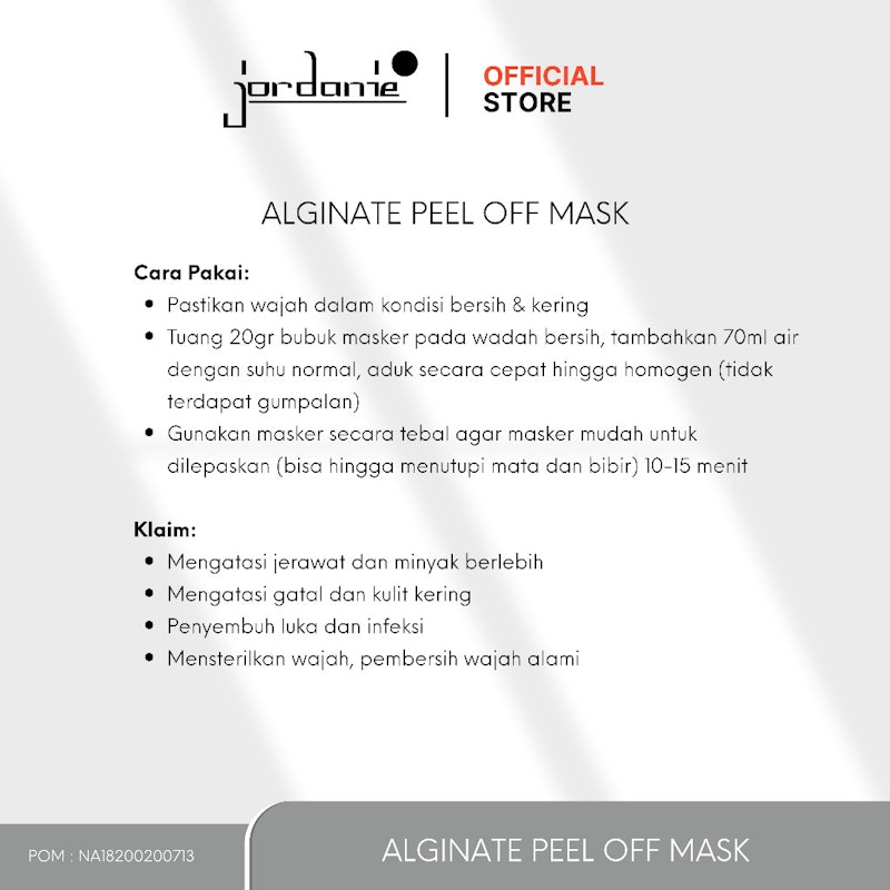Jordanie Peel Off Mask Powder Gold 4