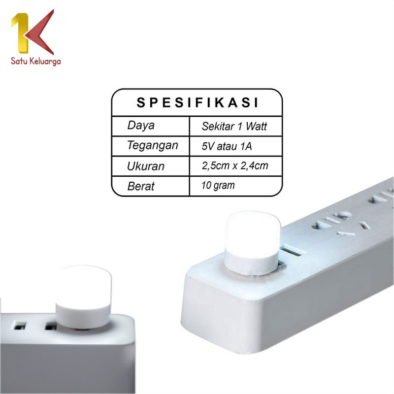 Lampu LED USB Mini 5