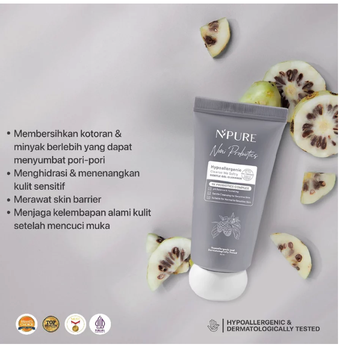 Noni Probiotics Hypoallergenic Cleanse Me Softly Gentle Gel Cleanser 2