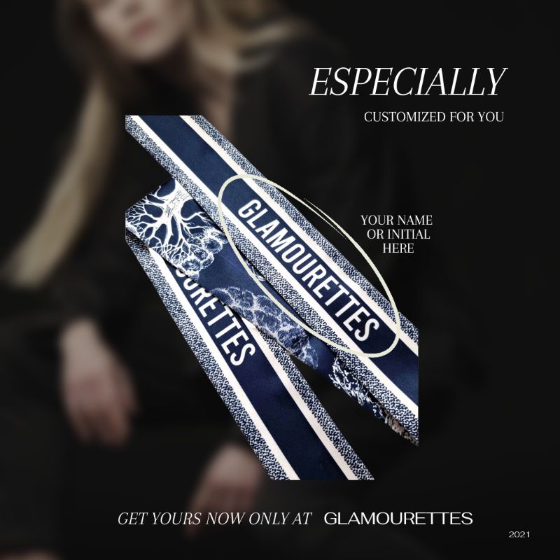 Glamourettes Custom Name Scarf