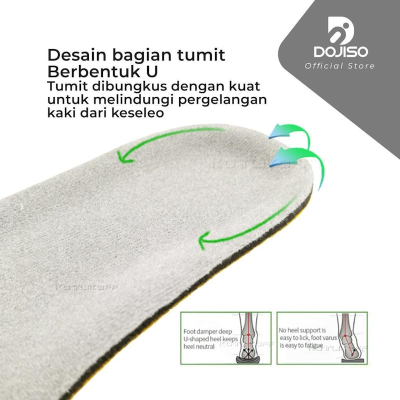 Dojiso Insole Sepatu Sport 4