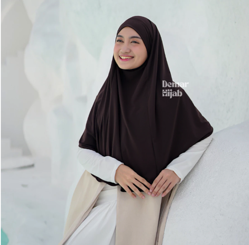 Demar Hijab Aisha French Khimar Syari Instan 2