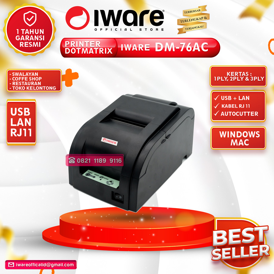 Iware Indonesia Iware Dot Matrix DM-76AC