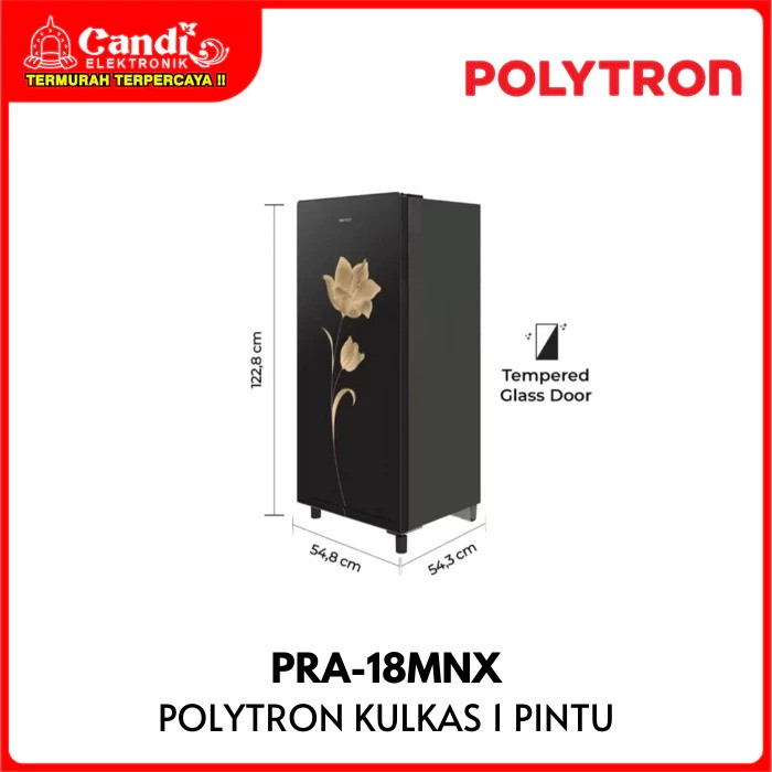 Polytron Kulkas 1 Pintu Belleza 180 liter PRA 18MNX
