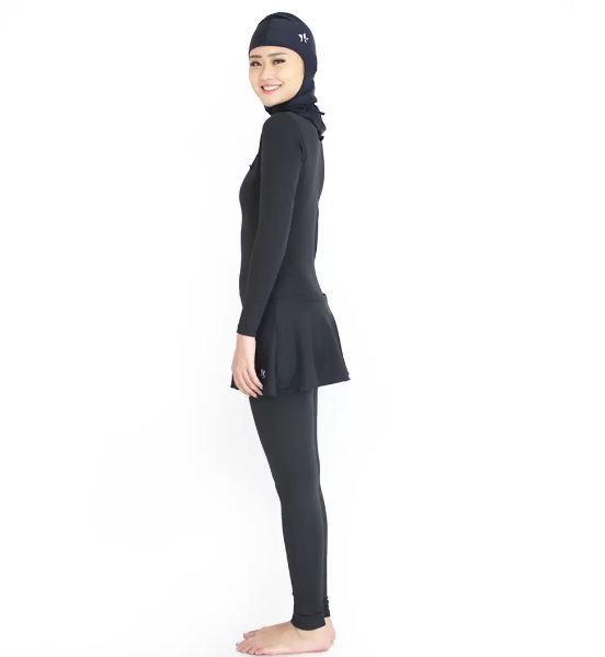 Lasona Silver Women Burkini Hijab Swimwear TRPM-C1365-E3