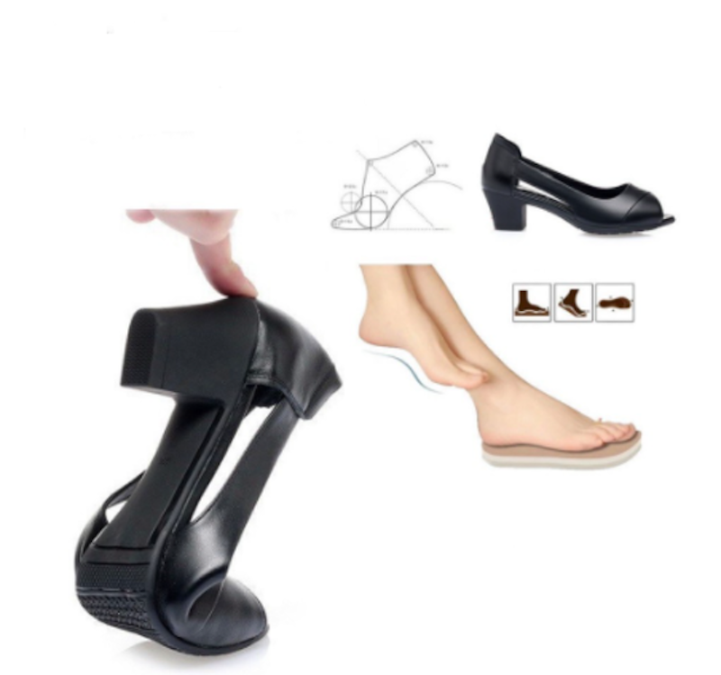 Venus Tory Sepatu Kerja Wanita Pansus Wanita Hak Rendah 5cm 2