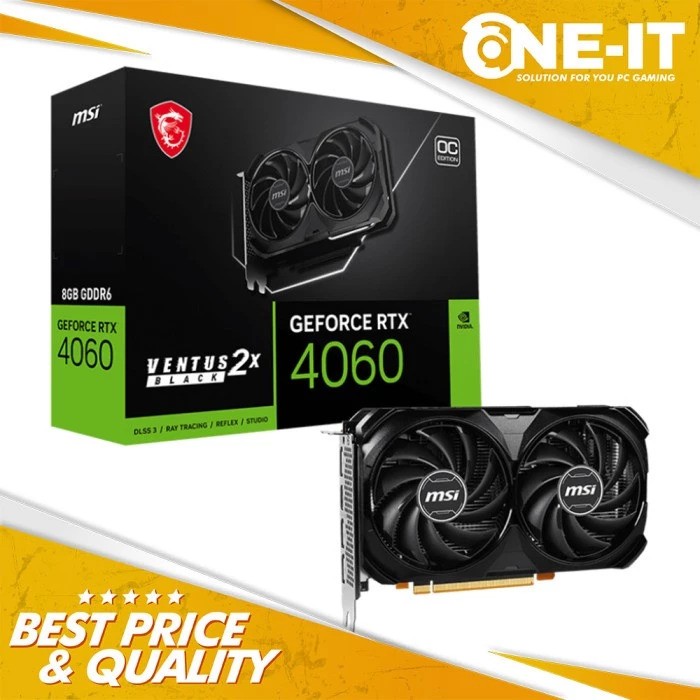 GeForce  RTX™ 4060 Ventus 2X Black OC 5