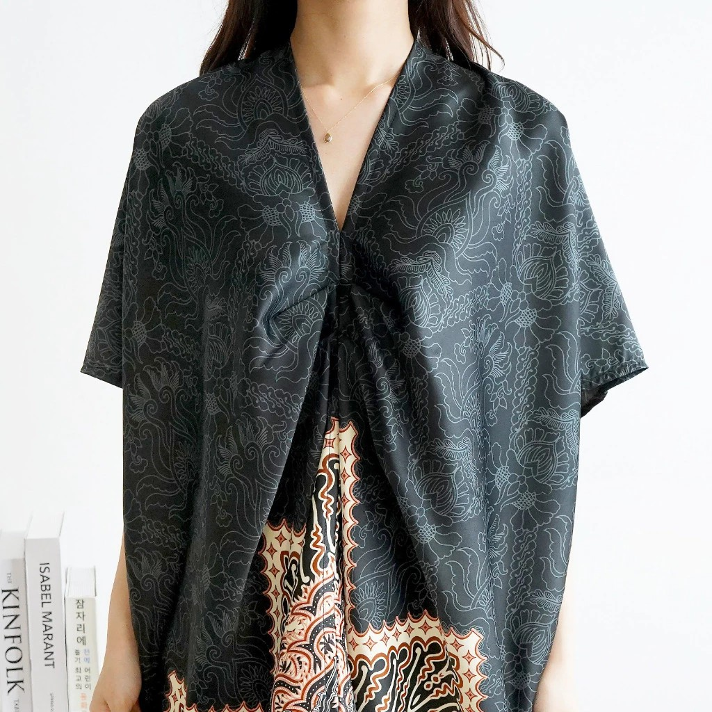 C2W Clothtowear Kaftan Batik Hitam 144-CBP