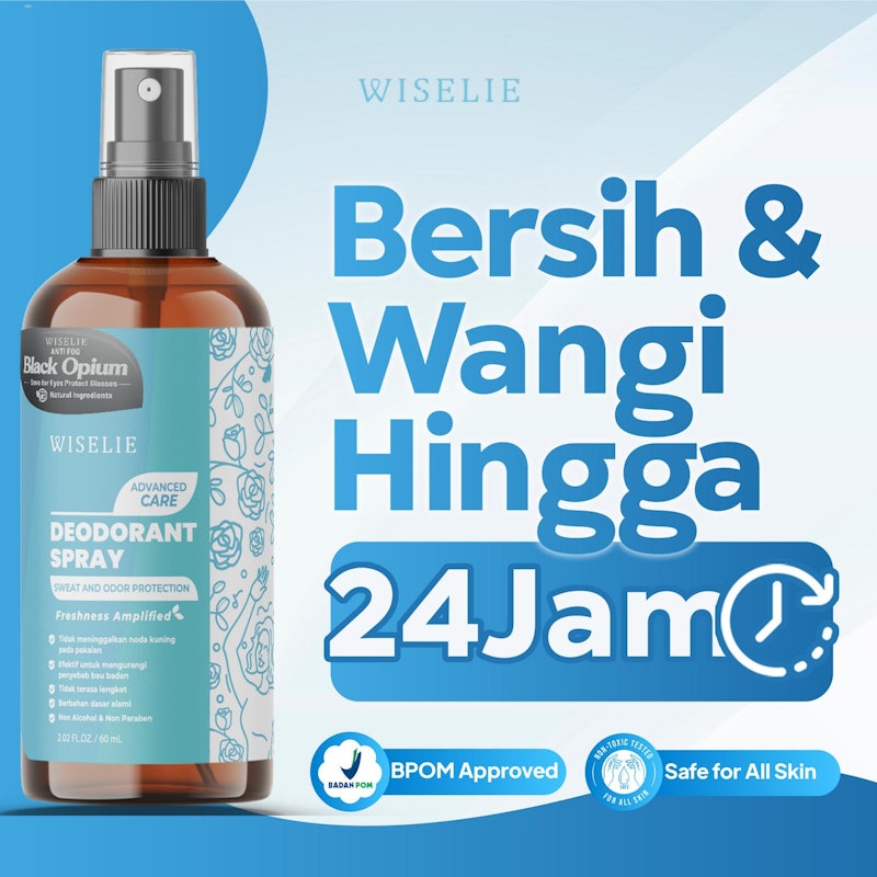 Wiselie Deodorant Spray Black Opium 2