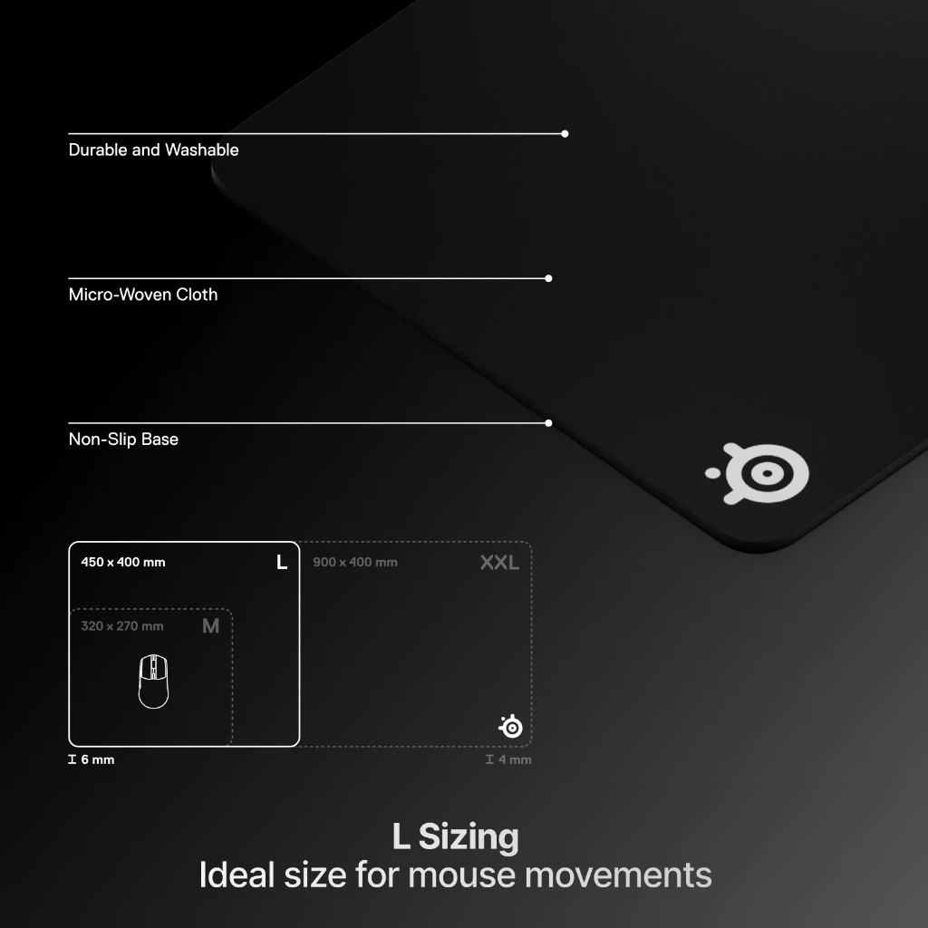 SteelSeries QCK Heavy Gaming Mousepad Large 5