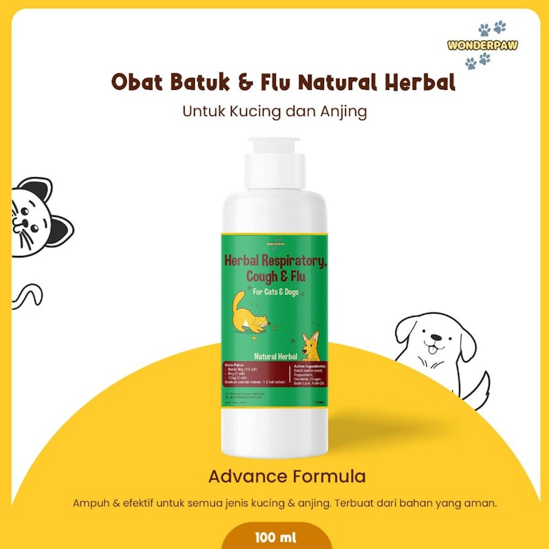 Wonderpaw Herbal Respiratory, Cough & Flu 3