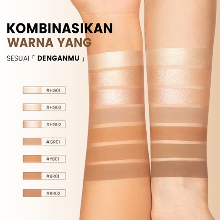 FCL Internasional Indonesia FOCALLURE 3D Highlighter HG03 Champagne