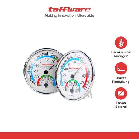 Taffware Analog Thermometer & Hygrometer 2