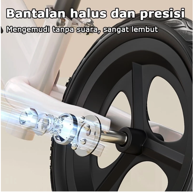 LUKATSU Sepeda Keseimbangan Anak 10 inch 5