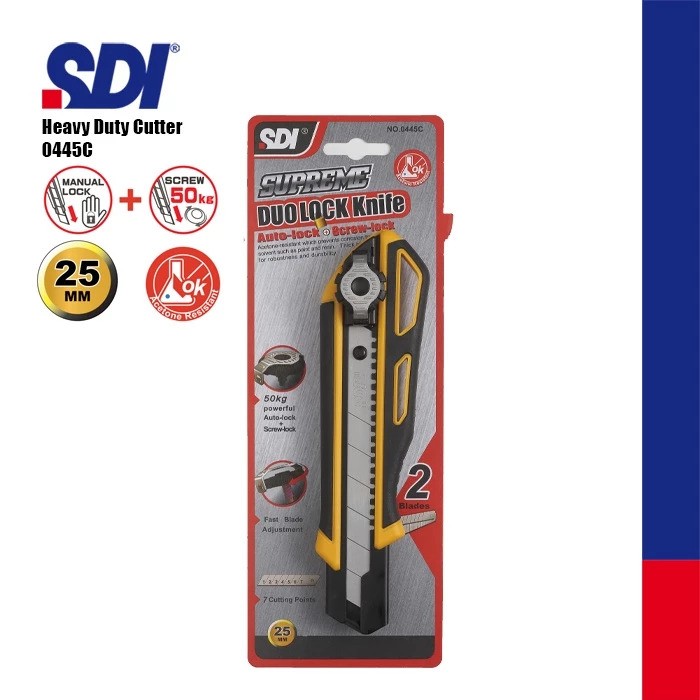 SDI Group SDI Supreme Heavy Duty Cutter Duo Lock Knife 0445C