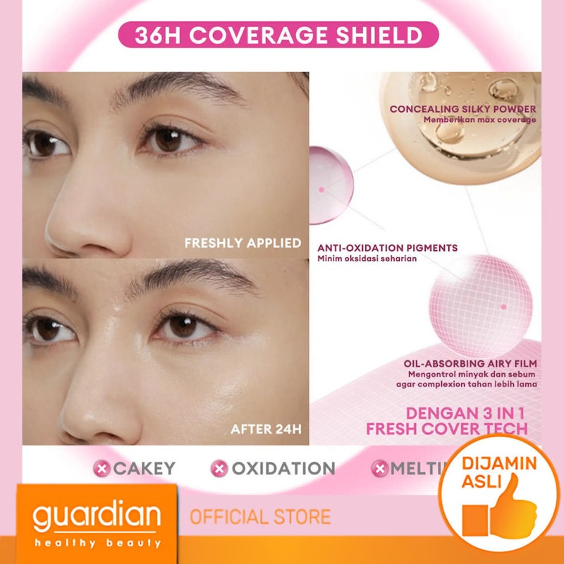 Judydoll Triple Pink Shield Cushion Vanilla 2