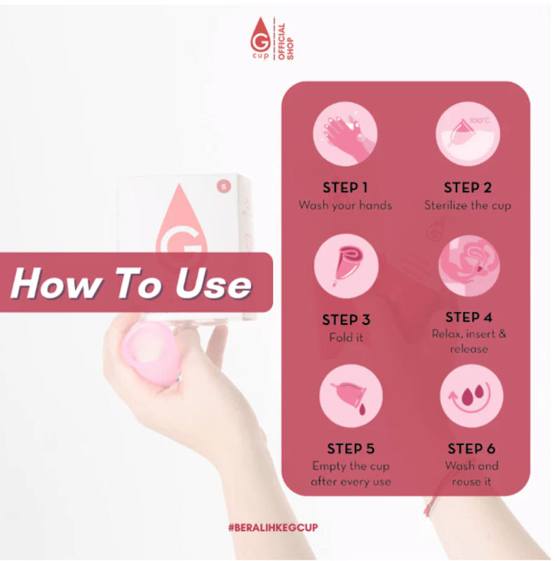 G Cup Reusable Menstrual Cup 3