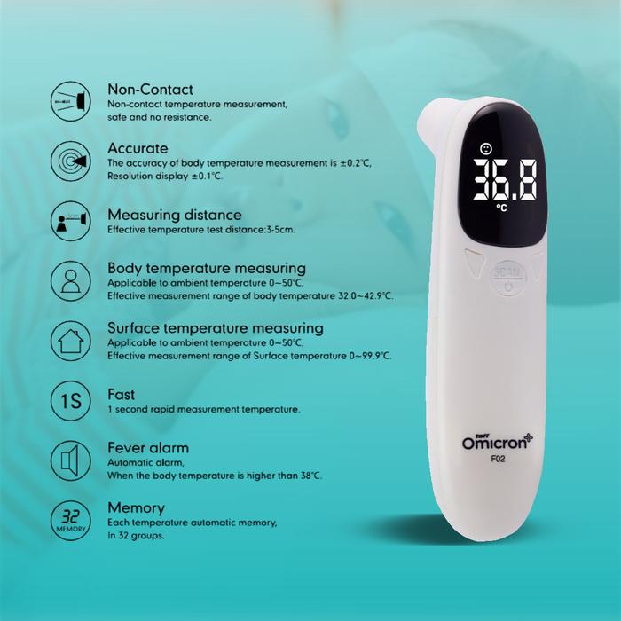 Jakarta Digital Nusantara TaffOmicron Infrared Thermometer  F02