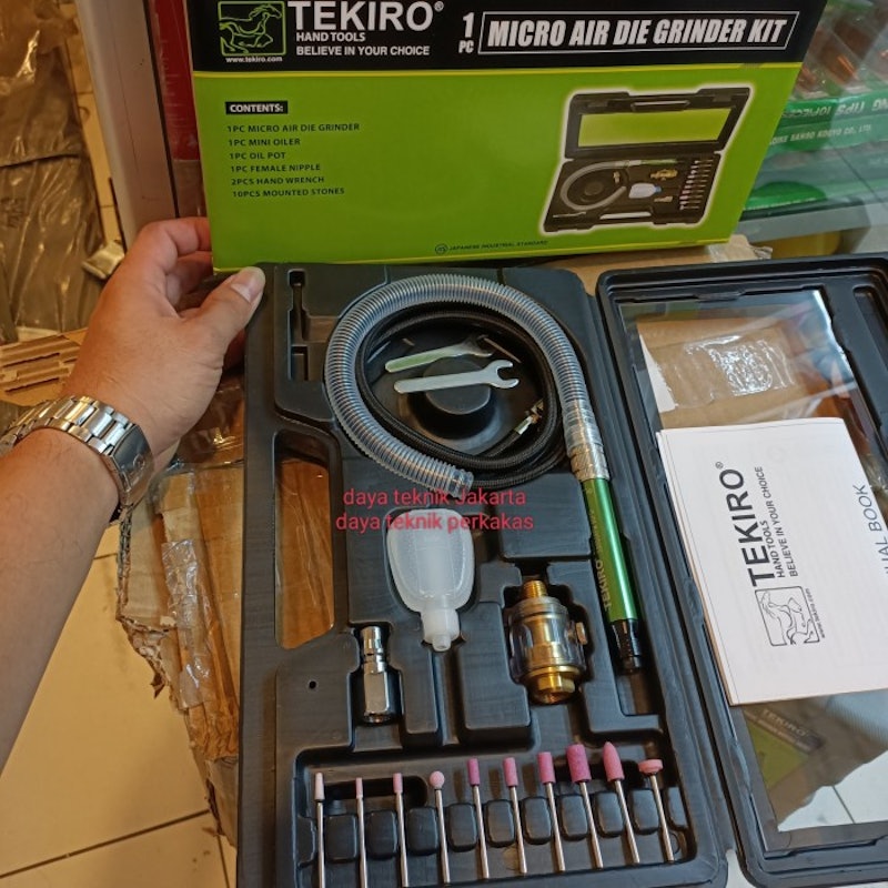 Tekiro Micro Air Die Grinder Kit 3