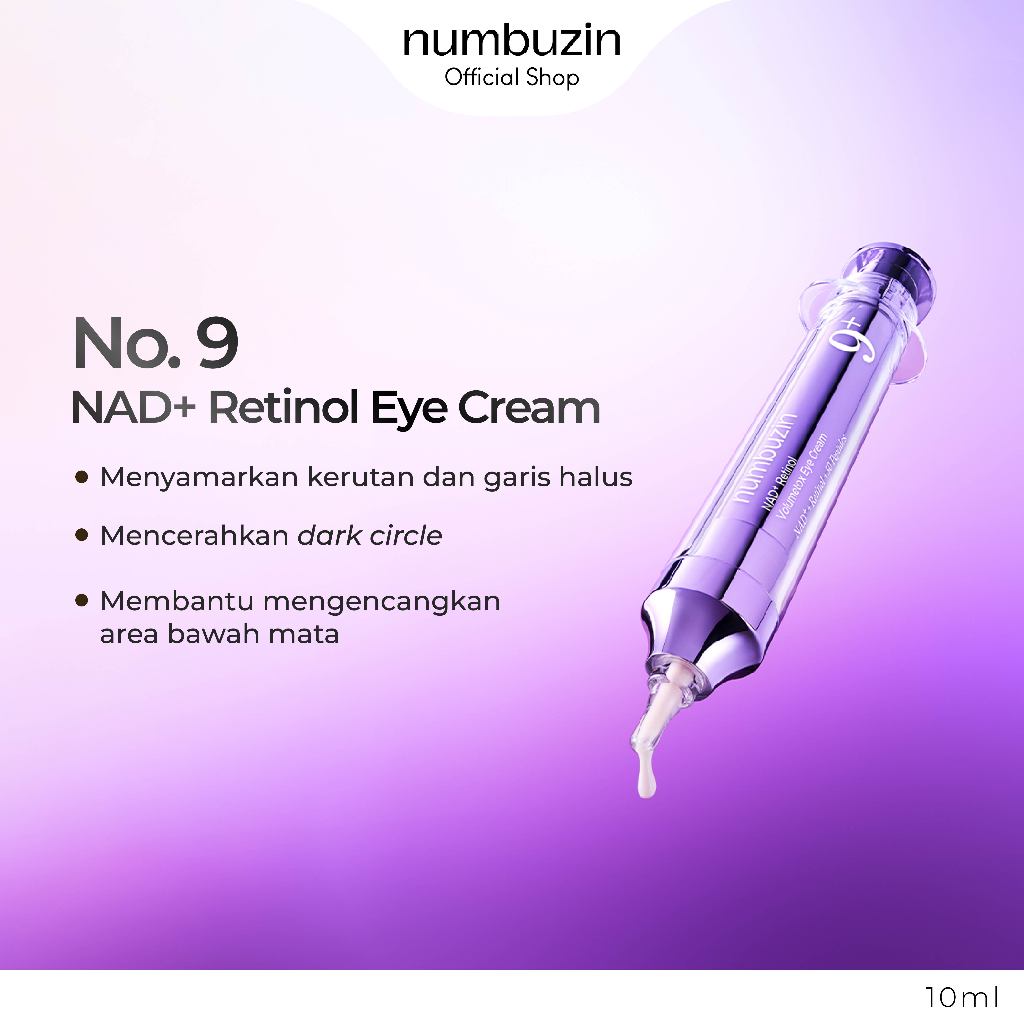 Numbuzin No.9 NAD+ Retinol Eye Cream 2