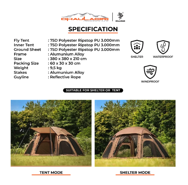 Yangzhou Smile Outdoor Products Hillman Bunker Dome Grande