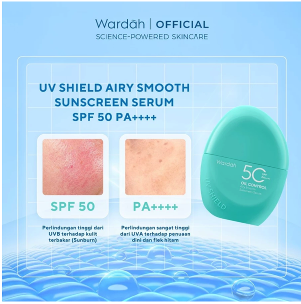 Paragon Technology and Innovation Wardah UV Shield Oil Control Airy Smooth Sunscreen Serum SPF 50 PA++++