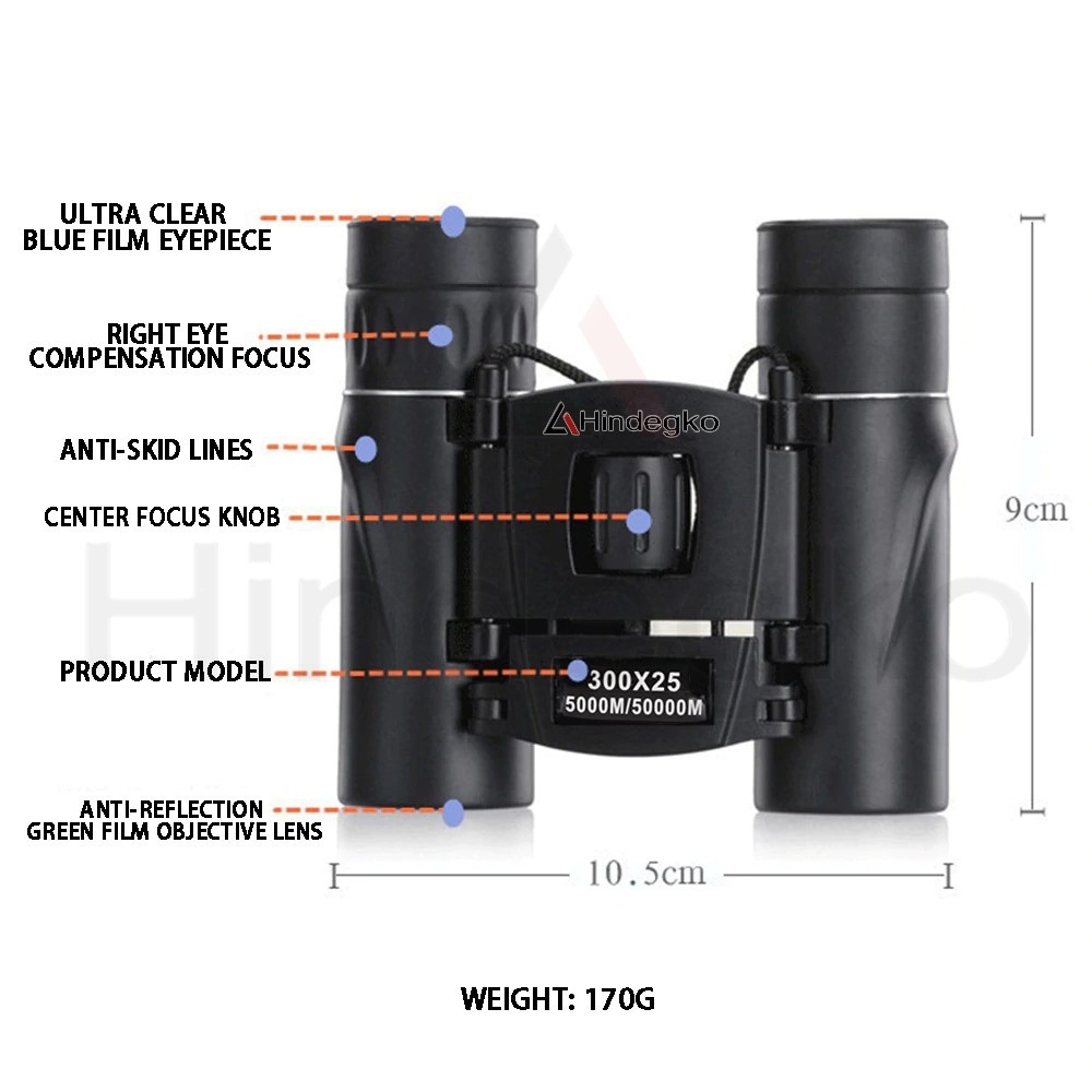  Hindegko Binocular 300x25 M