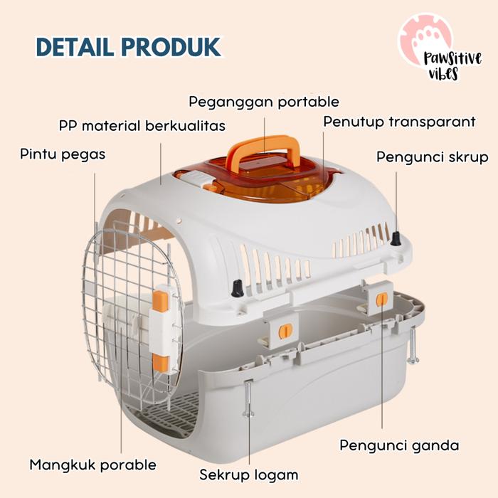 Pawsitive Vibes Pet Cargo Premium 2in1 4