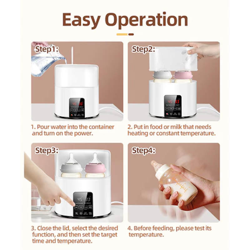 Dr.Isla Double Bottle Warmer & Sterilizer 5