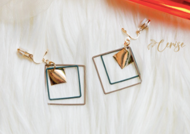 Anting Jepit Gantung Tanpa Tindik