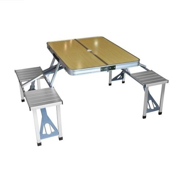 Set Meja & Bangku Outdoor Alumunium