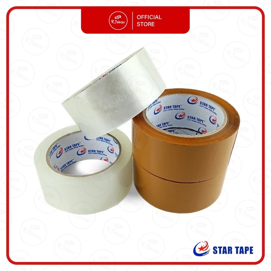 Star Tape OPP Lakban Besar Clear 45mm x 90 yard 3
