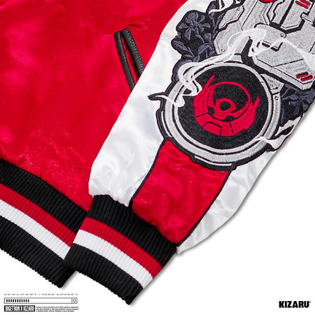 Kizaru Kusuma Cipta  KIZARU X BIGETRON Jaket Sukajan Red Ronin