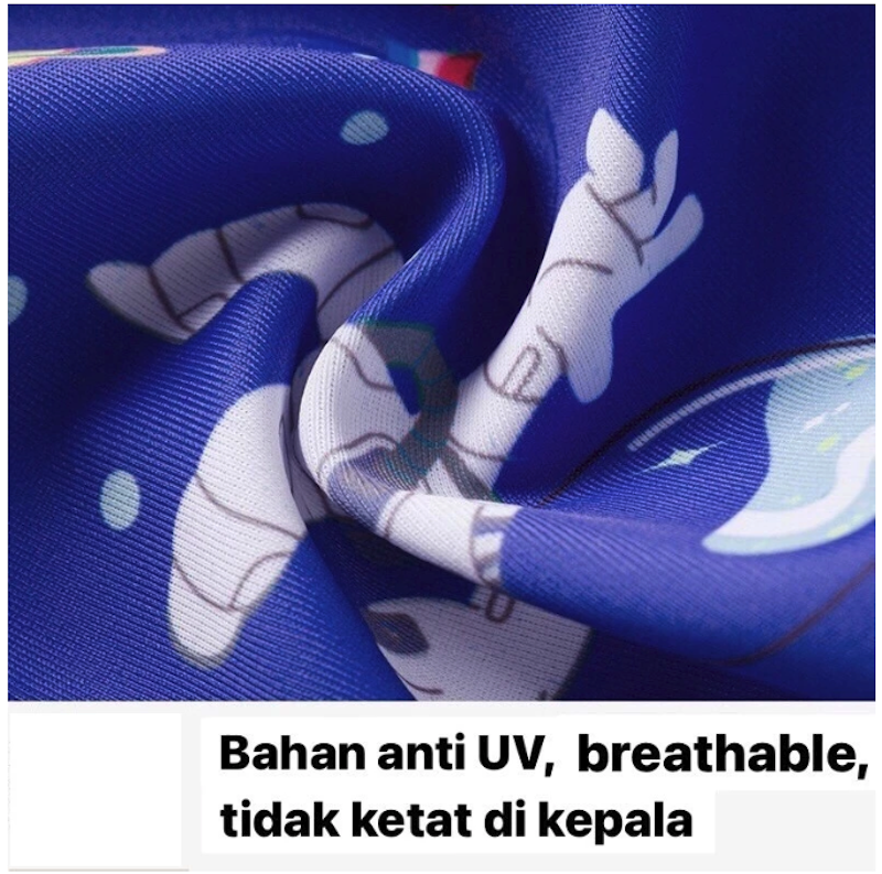 BEIYAYA Topi Renang Anak UPF 50+ 4