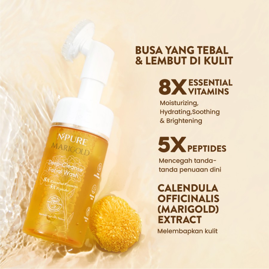 Penta Natural Kosmetindo N'PURE Facial Wash Marigold