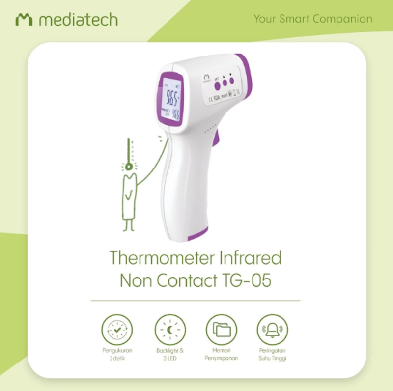 Mediatech Medical Infrared Forehead Thermometer 2