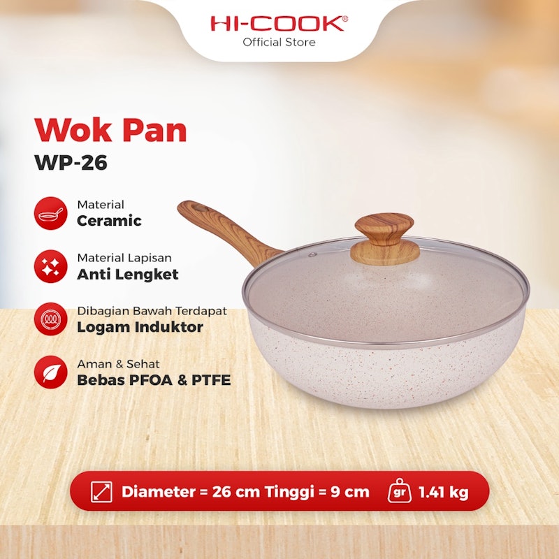 Hi-Cook Indonesia HI-Cook Wook Pan WP-26