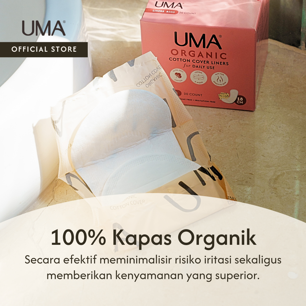 UMA® Organic Cotton Cover Daily Liners 2
