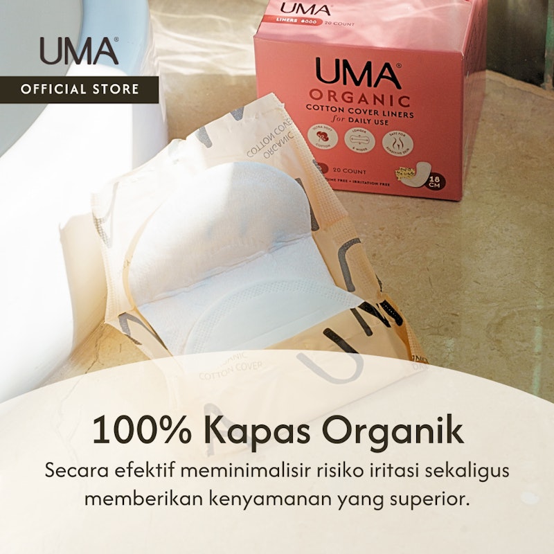 UMA® Organic Cotton Cover Daily Liners 2