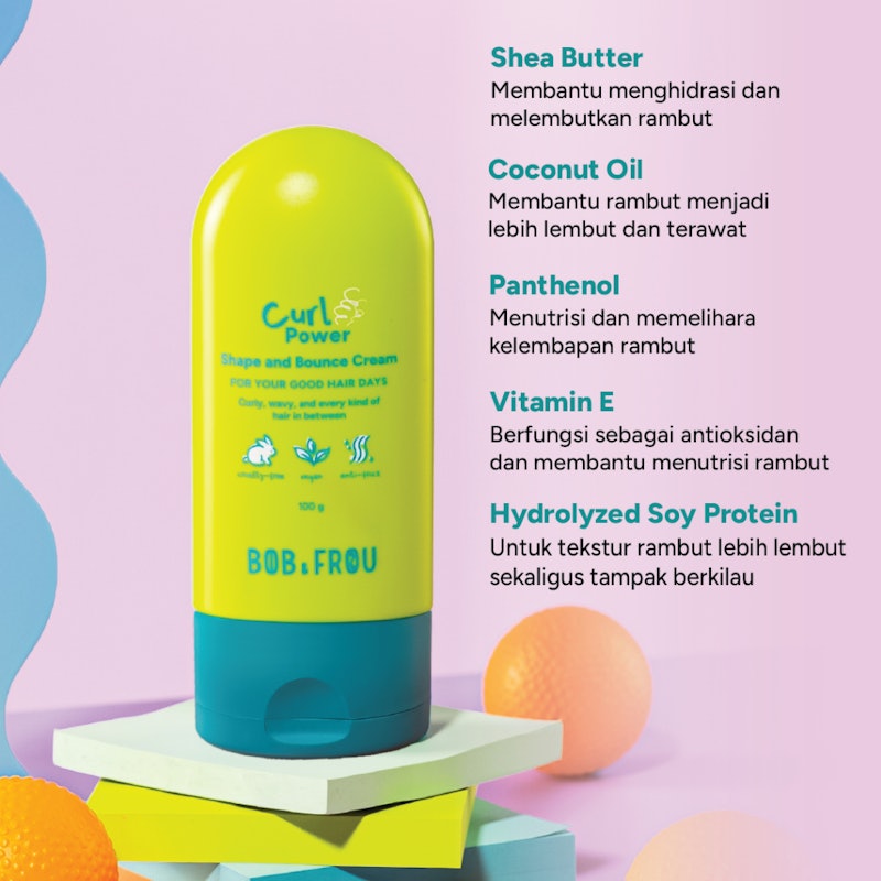 BOB & FROU Curl Power Shape And Bounce Cream 3