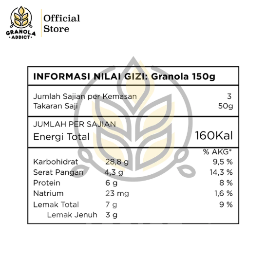 Alami Natural Organik Granola Addict Salted Caramel